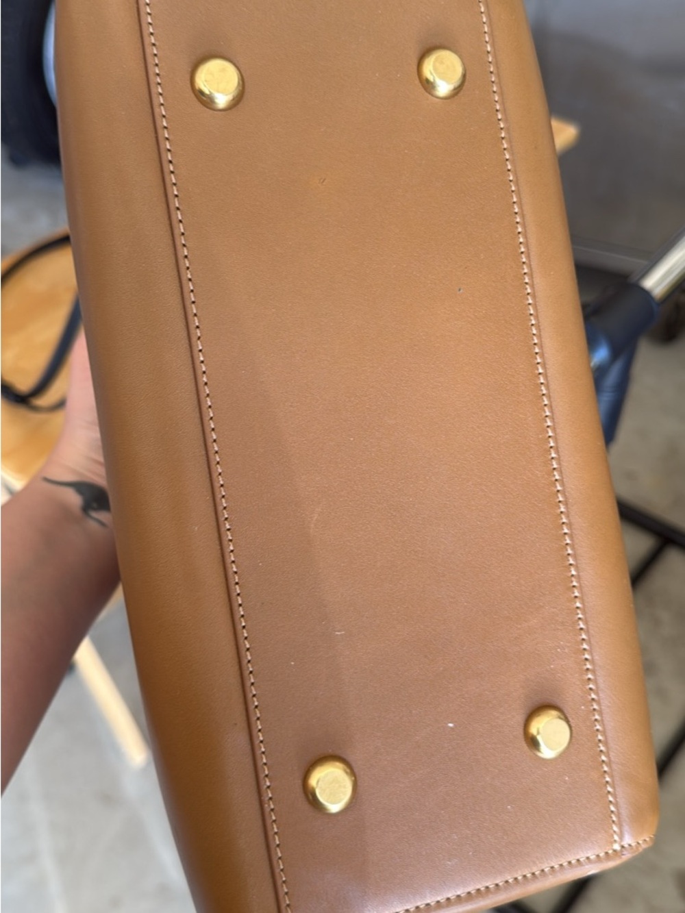 J.W. Hulme Co. Leather Satchel with Top Handles - Picture 7 of 7
